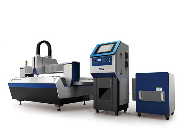la lumière rouge positionnant la machine laser de coupe de métal de commande numérique par ordinateur