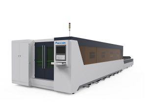 machine de découpage laser industrielle de traitement des métaux type complètement couvert 1000w