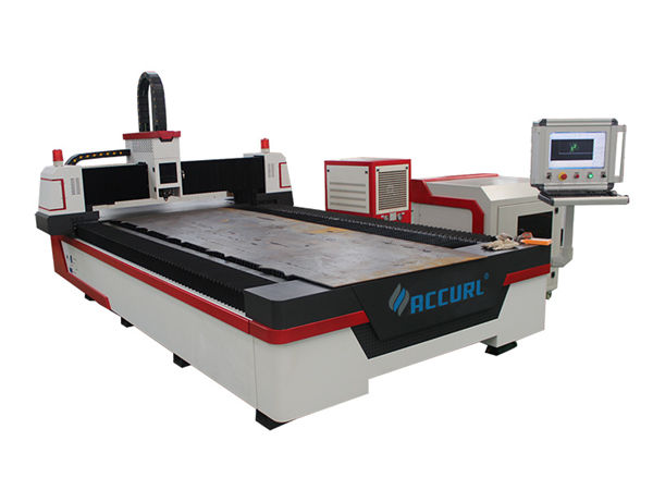 machine de découpe laser industrielle à chemin optique fibre compacte avec système de nidification automatique