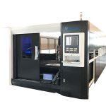 machine de découpage de laser de fibre d'acier inoxydable de tôle 1000w haute précision