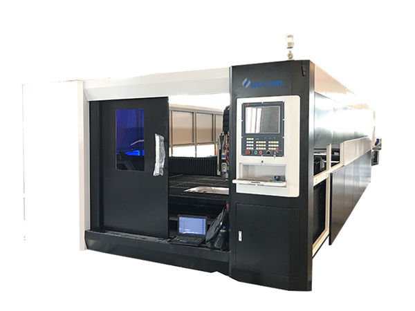machine de découpage de laser de fibre en acier de tôle pour l'acier inoxydable
